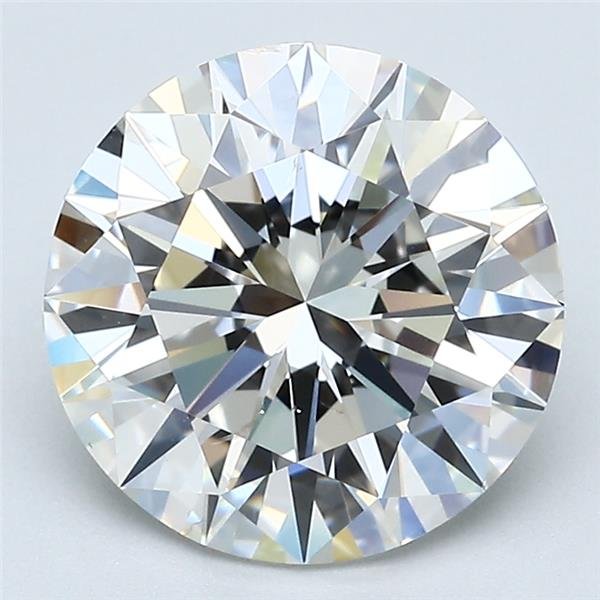 3.20ct H SI1 Rare Carat Ideal Cut Round Diamond