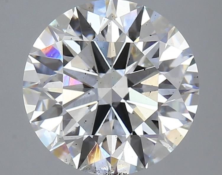 3.56ct F SI1 Rare Carat Ideal Cut Round Lab Grown Diamond