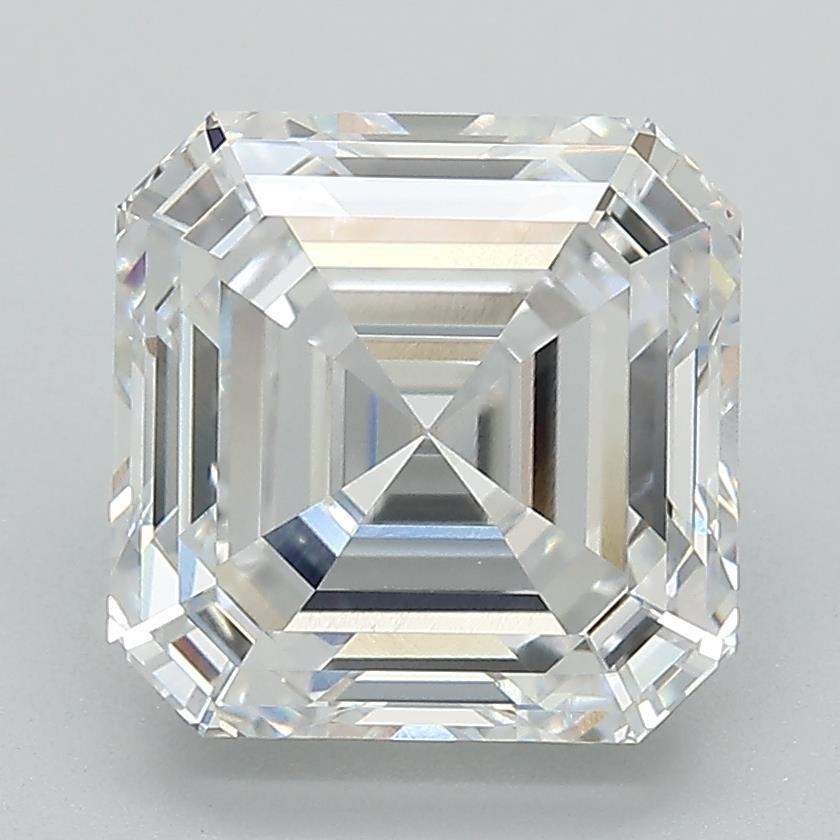 4.11ct E VVS2 Rare Carat Ideal Cut Asscher Lab Grown Diamond