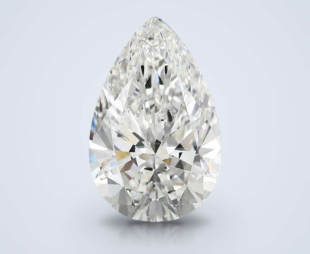7.61 Carat Pear Lab Diamond