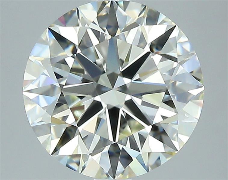 3.01ct J VVS1 Rare Carat Ideal Cut Round Diamond