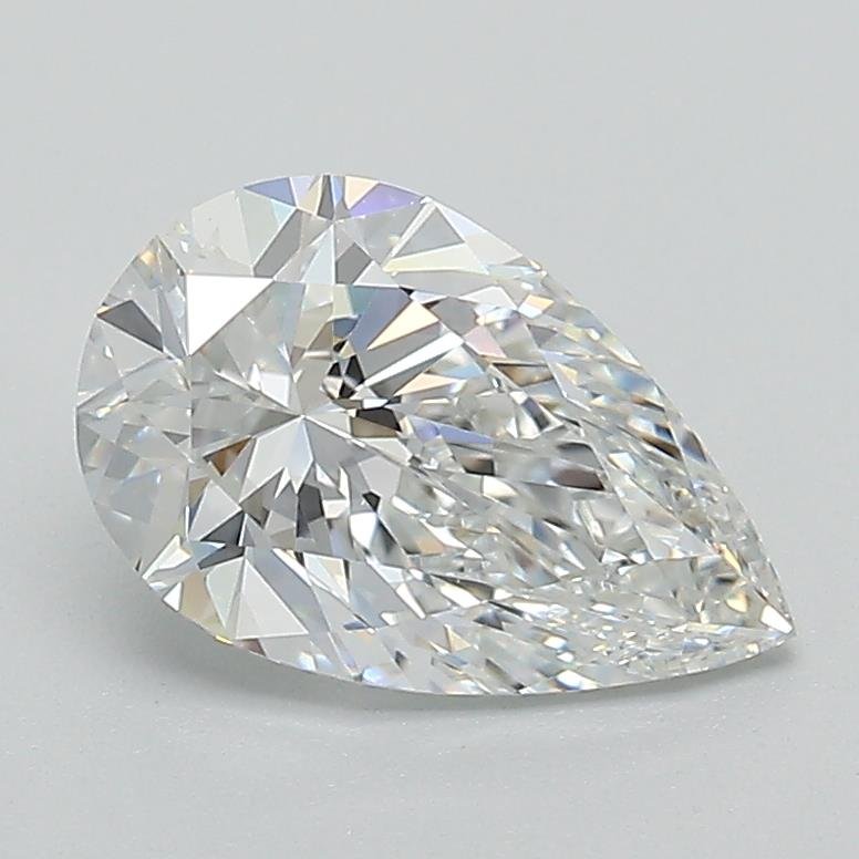 1.41ct E VS1 Rare Carat Ideal Cut Pear Lab Grown Diamond