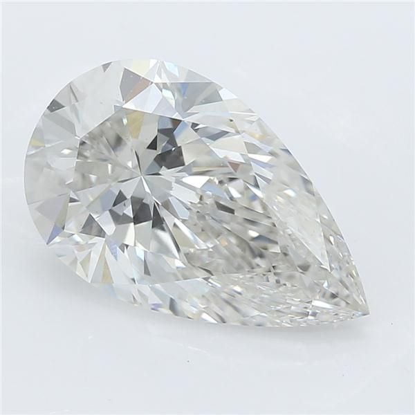 1.66ct H VVS2 Rare Carat Ideal Cut Pear Lab Grown Diamond