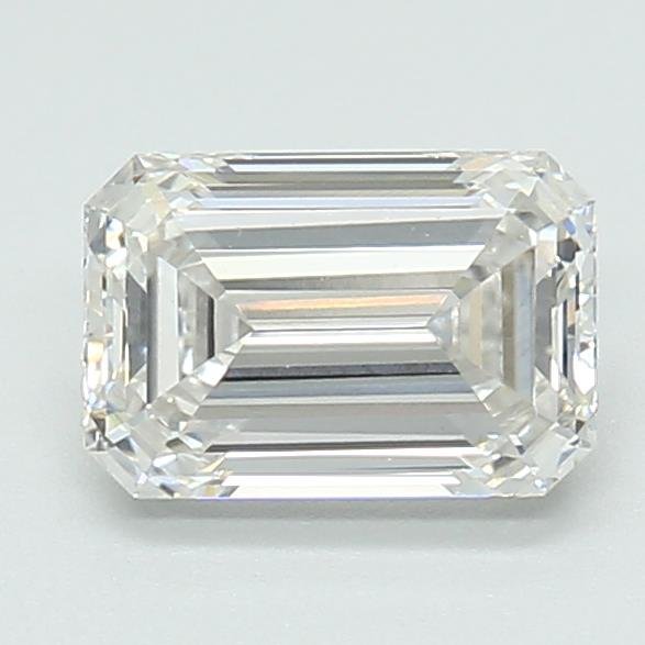 1.09ct F VS1 Rare Carat Ideal Cut Emerald Lab Grown Diamond