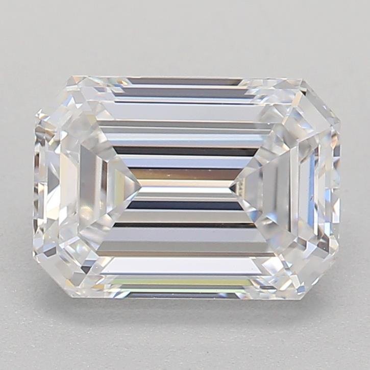 1.05ct D VVS1 Rare Carat Ideal Cut Emerald Lab Grown Diamond