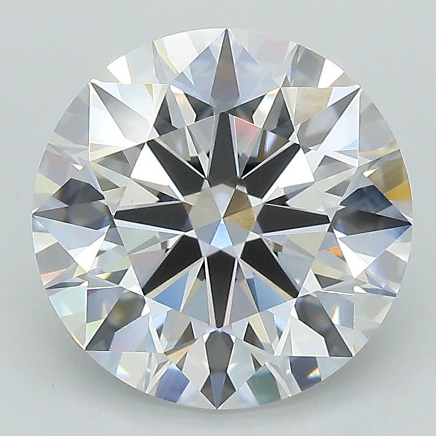 4.30ct D VS1 Rare Carat Ideal Cut Round Lab Grown Diamond