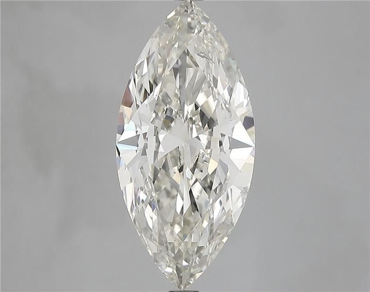 4.01ct K SI1 Rare Carat Ideal Cut Marquise Diamond