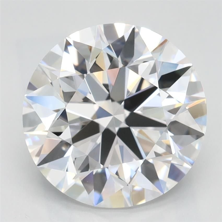 3.01ct D IF Rare Carat Ideal Cut Round Lab Grown Diamond