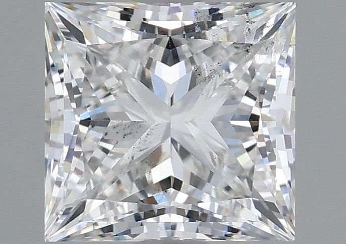 1.51ct F SI1 Rare Carat Ideal Cut Princess Lab Grown Diamond