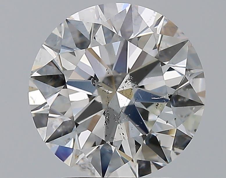 3.01ct H SI2 Excellent Cut Round Diamond