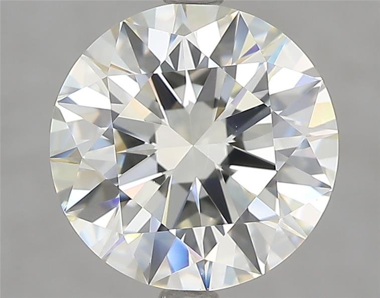 3.11ct K VS2 Rare Carat Ideal Cut Round Diamond