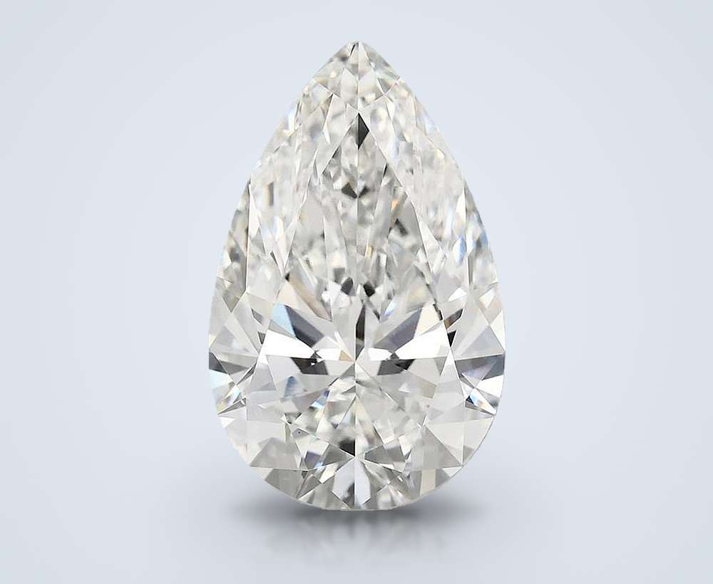 7.61 Carat Pear Lab Diamond