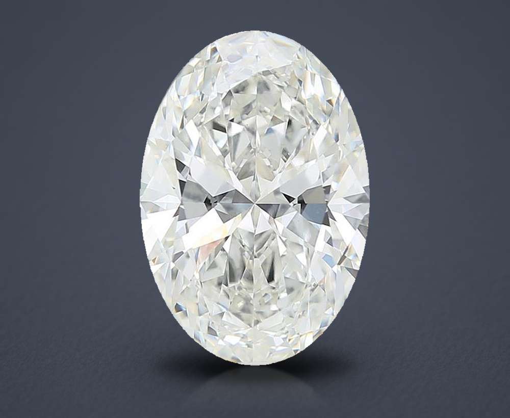6.53 Carat Oval Lab Diamond