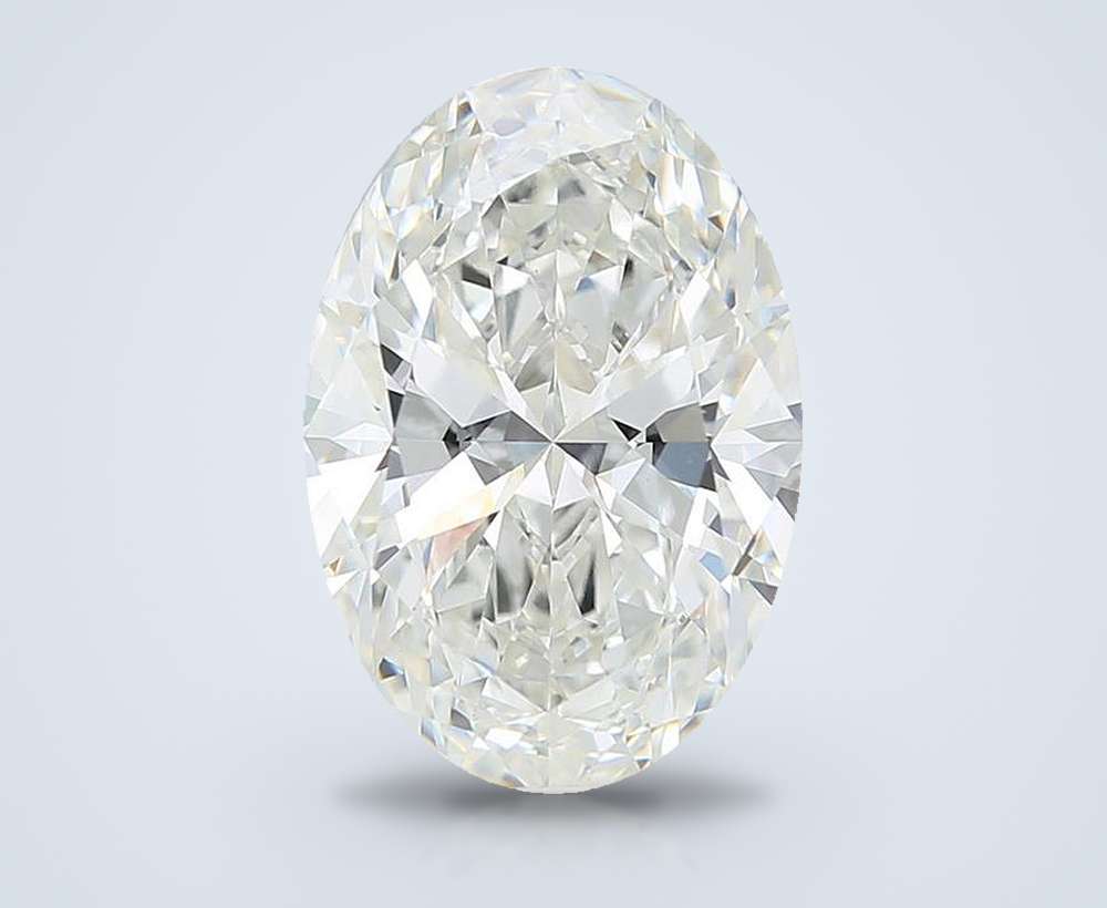 6.53 Carat Oval Lab Diamond