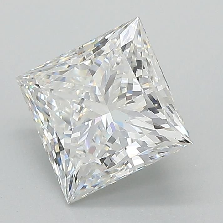 1.59ct F VS1 Rare Carat Ideal Cut Princess Lab Grown Diamond