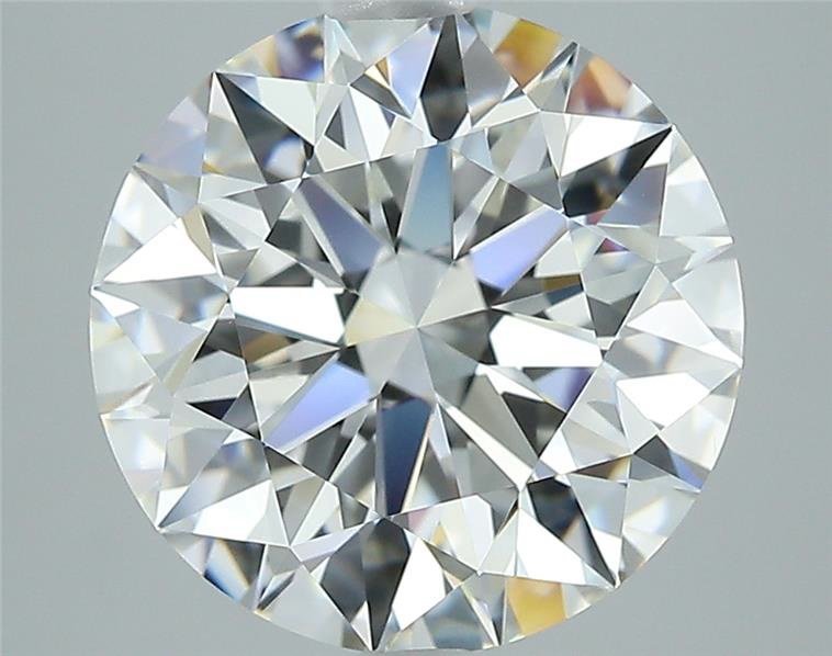 5.02ct F VS2 Rare Carat Ideal Cut Round Diamond