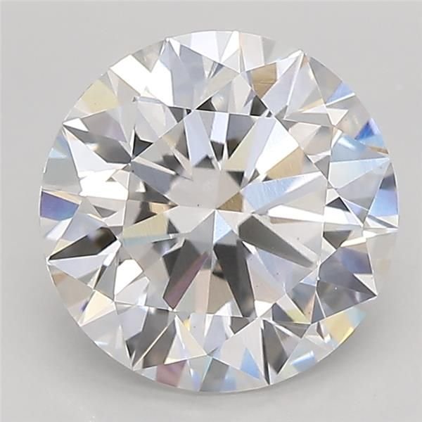 3.02ct D VS1 Rare Carat Ideal Cut Round Lab Grown Diamond