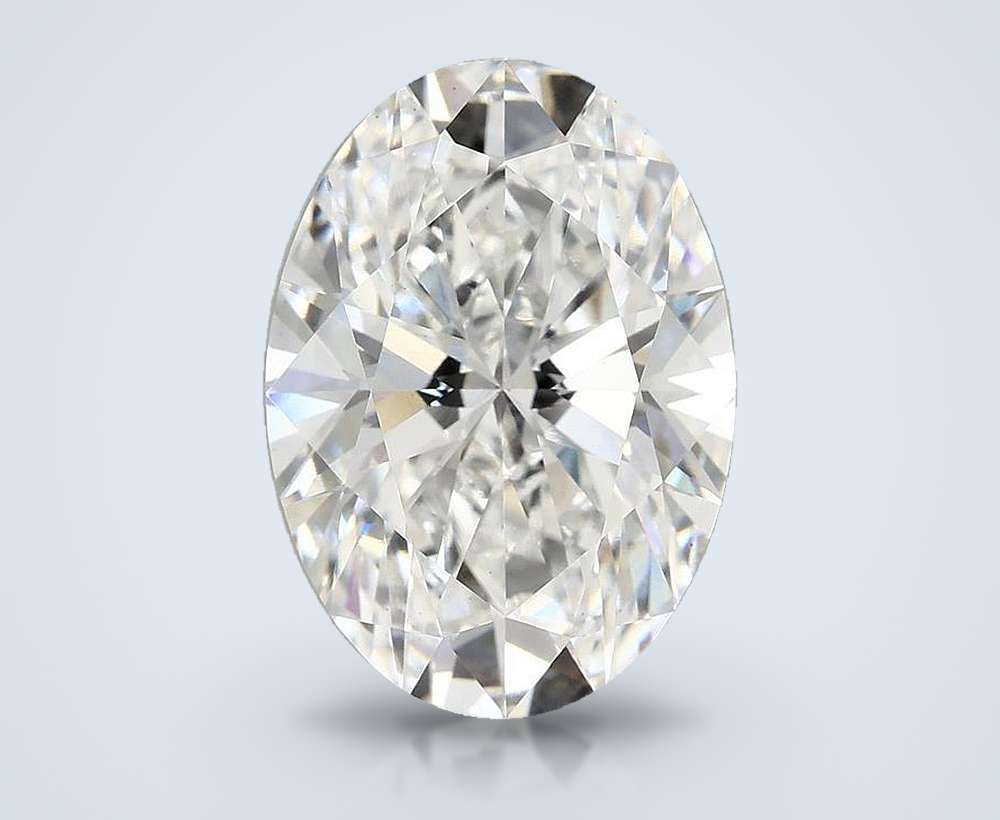 7.86 Carat Oval Lab Diamond
