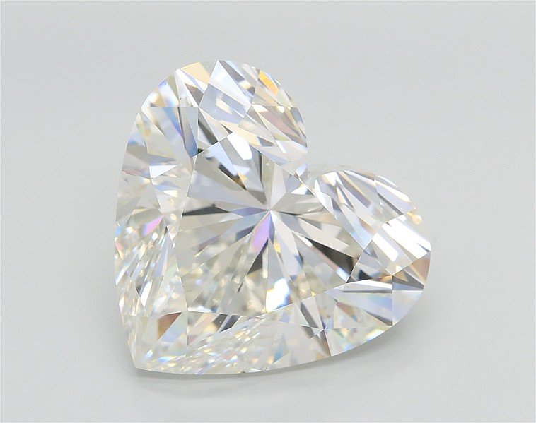 9.09ct G VS1 Rare Carat Ideal Cut Heart Lab Grown Diamond