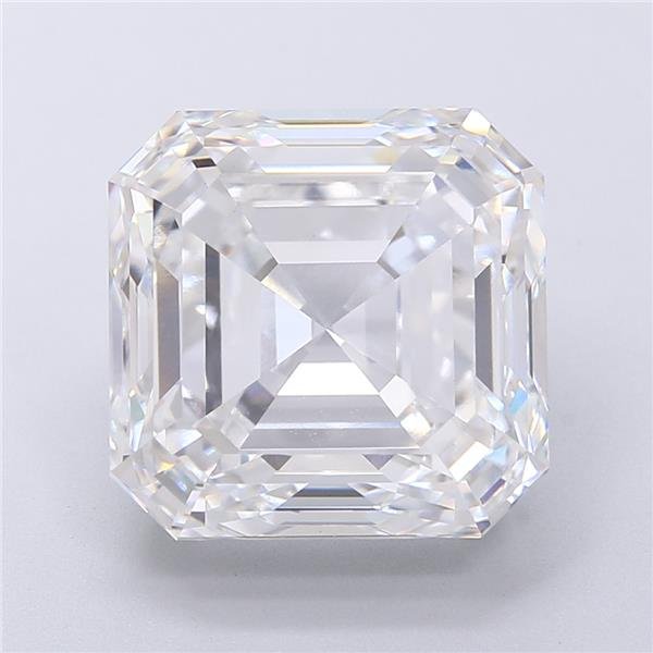 11.03ct E VVS2 Rare Carat Ideal Cut Asscher Lab Grown Diamond