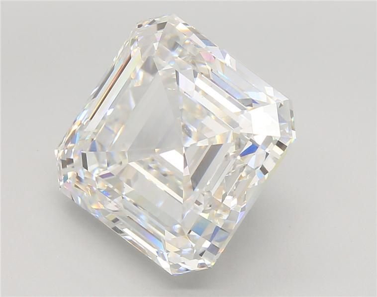 10.53ct F VS1 Rare Carat Ideal Cut Asscher Lab Grown Diamond