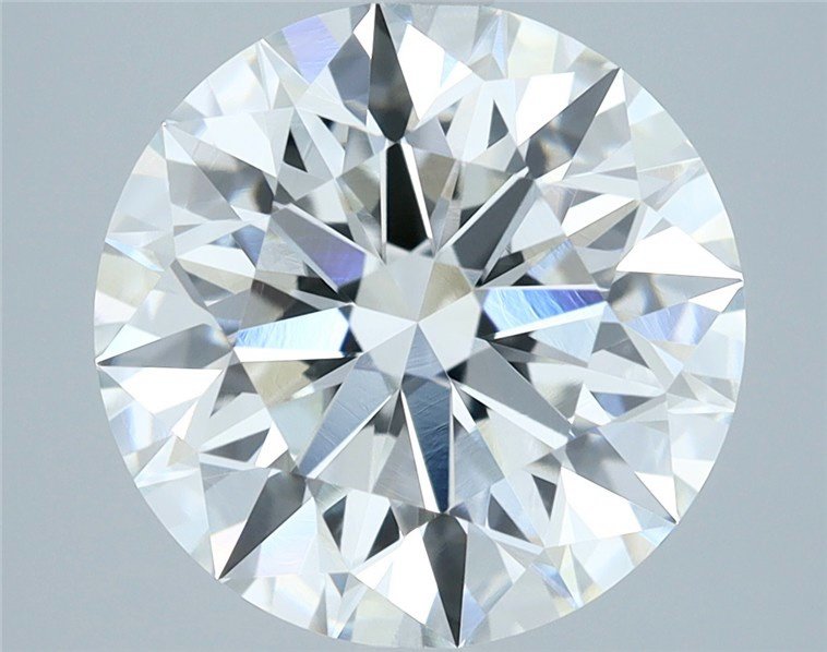 4.04ct H VS2 Rare Carat Ideal Cut Round Diamond