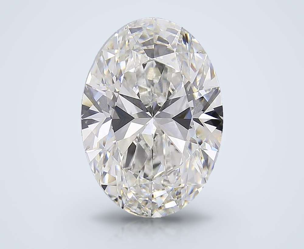 7.71 Carat Oval Lab Diamond