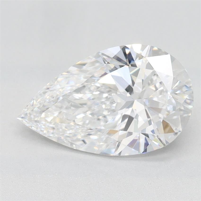 1.08ct D VVS1 Rare Carat Ideal Cut Pear Lab Grown Diamond