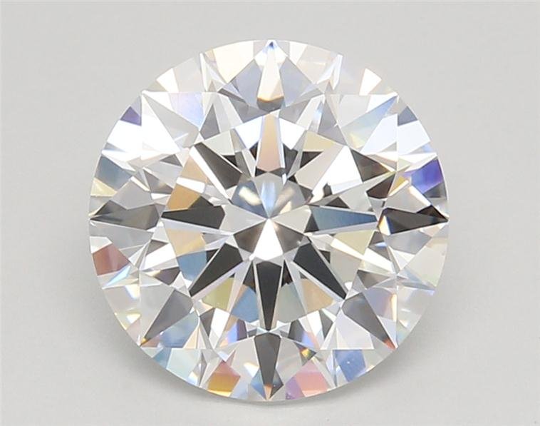 3.07ct E VVS2 Rare Carat Ideal Cut Round Lab Grown Diamond