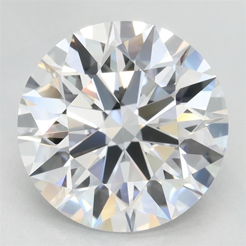 3.01ct D IF Rare Carat Ideal Cut Round Lab Grown Diamond