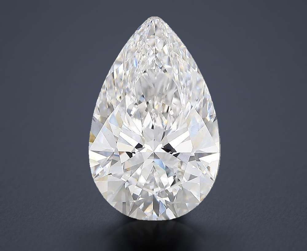 4.49 Carat Pear Lab Diamond