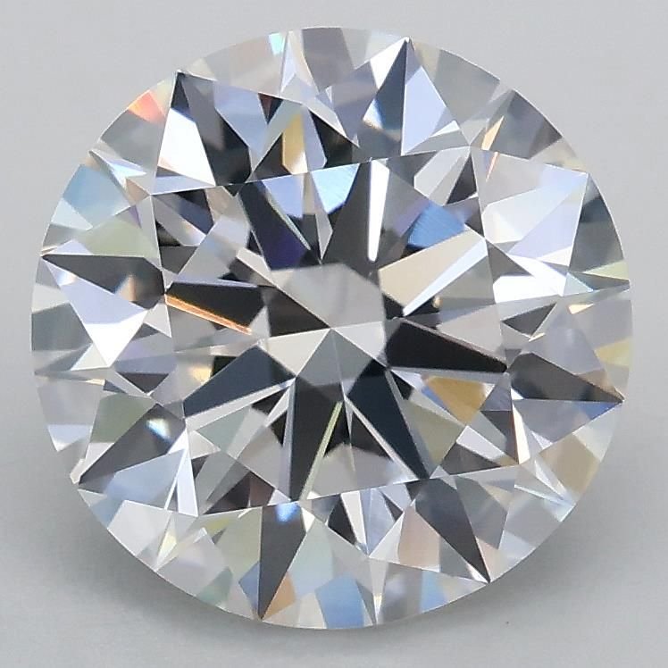 2.63ct E VVS2 Rare Carat Ideal Cut Round Lab Grown Diamond