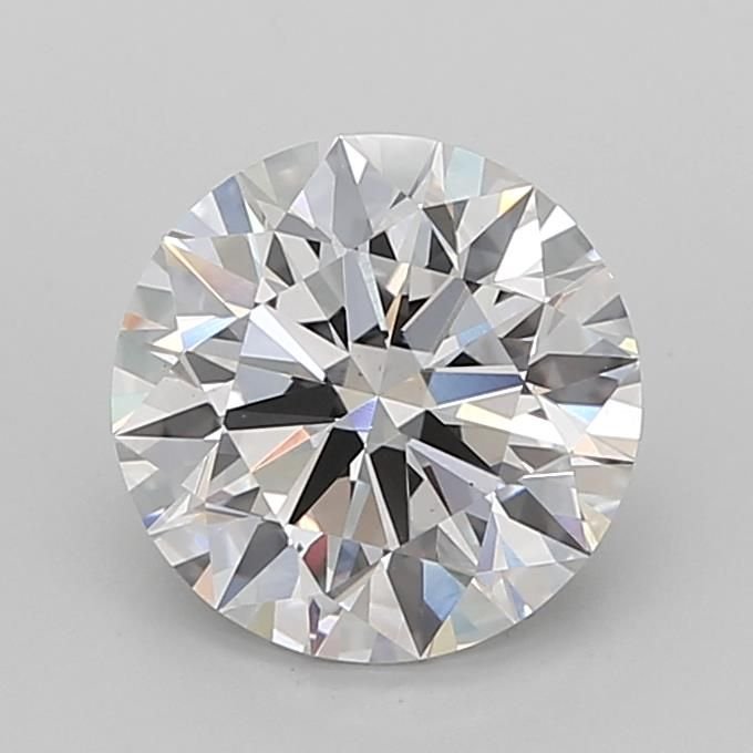 3.04ct E VS1 Rare Carat Ideal Cut Round Lab Grown Diamond