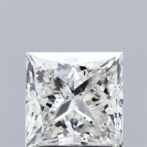 2.01ct J SI2 Rare Carat Ideal Cut Princess Diamond