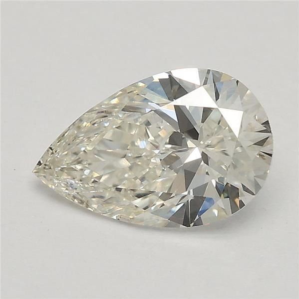 0.77ct H VS2 Rare Carat Ideal Cut Pear Lab Grown Diamond