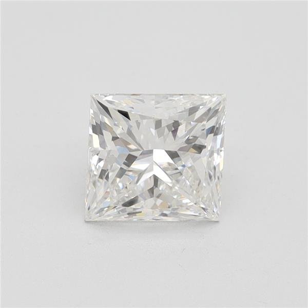 1.51ct F VS2 Rare Carat Ideal Cut Princess Lab Grown Diamond