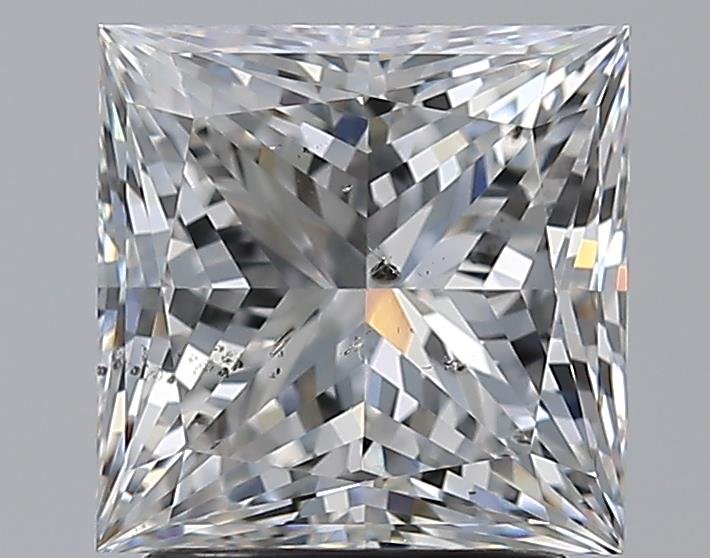 2.50ct F SI2 Rare Carat Ideal Cut Princess Diamond