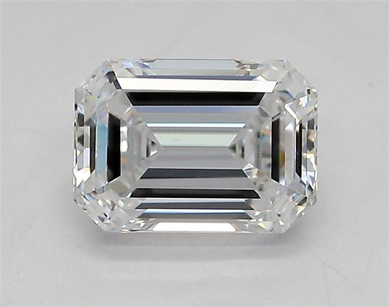 1.23ct D VS1 Rare Carat Ideal Cut Emerald Lab Grown Diamond