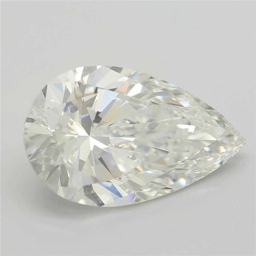 5.02ct F VS1 Very Good Cut Pear Lab Grown Diamond