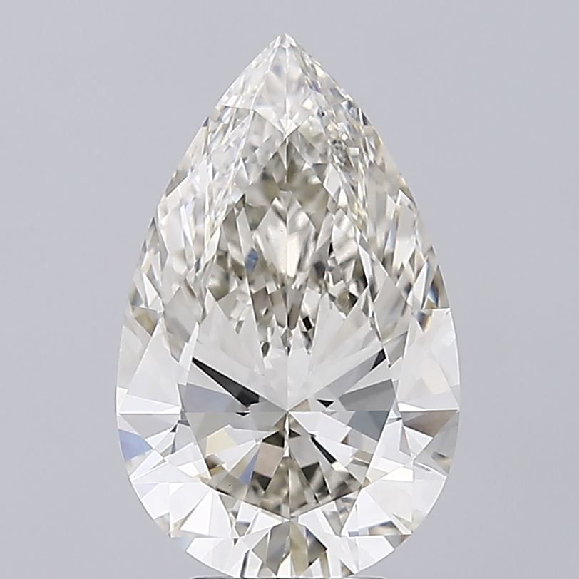 5.20ct J VS1 Rare Carat Ideal Cut Pear Lab Grown Diamond