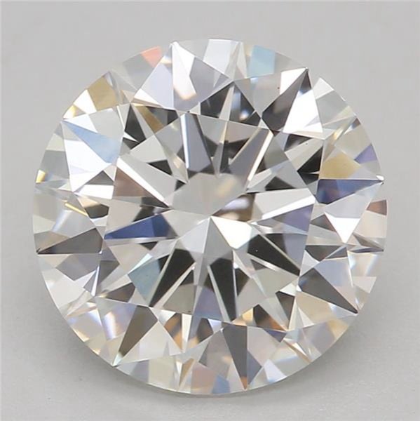 2.06ct F VS1 Excellent Cut Round Lab Grown Diamond