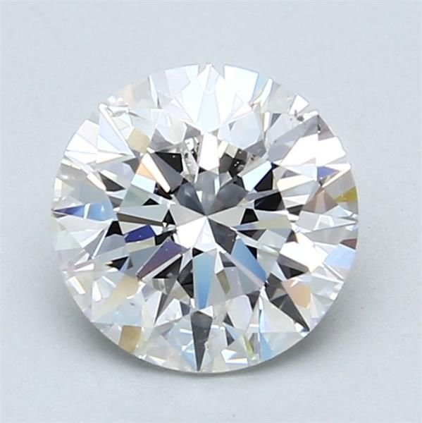 1.70ct F SI2 Rare Carat Ideal Cut Round Diamond