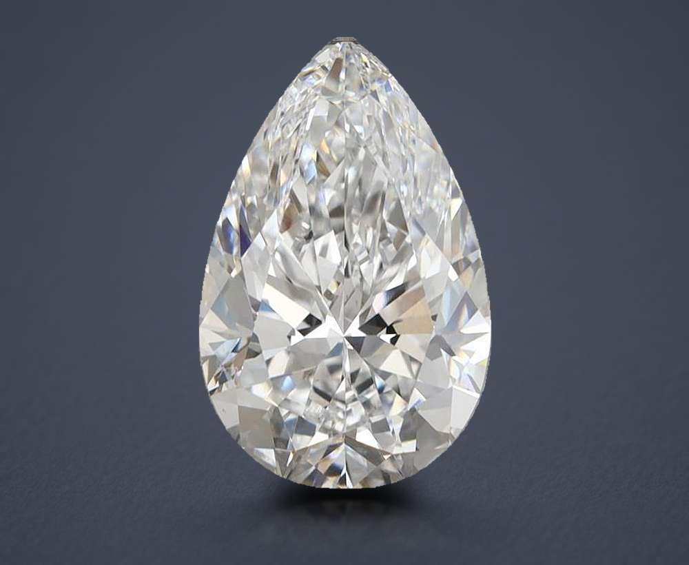 4.41 Carat Pear Lab Diamond