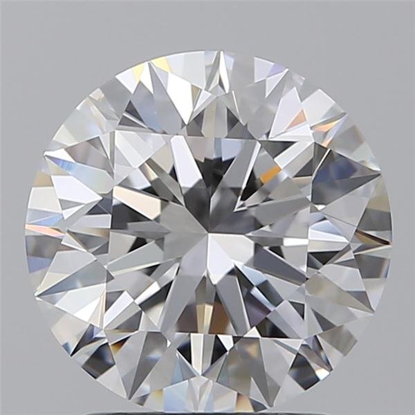 2.01ct D FL Rare Carat Ideal Cut Round Diamond