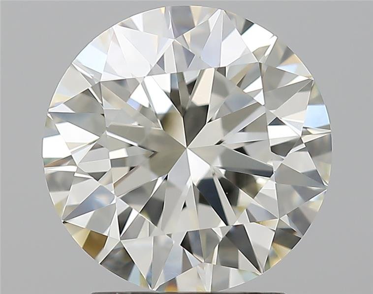 2.54ct K VVS2 Rare Carat Ideal Cut Round Diamond