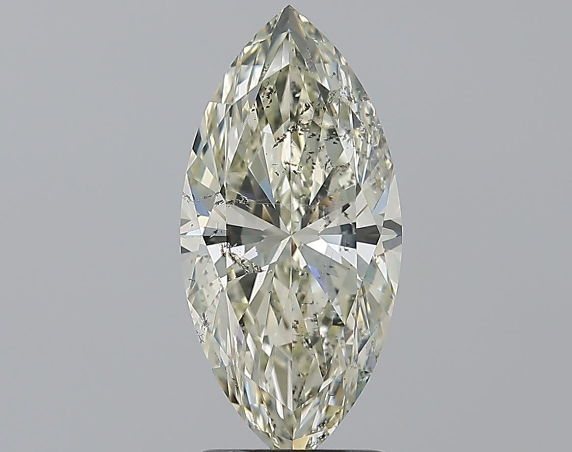 2.52ct J SI2 Rare Carat Ideal Cut Marquise Diamond