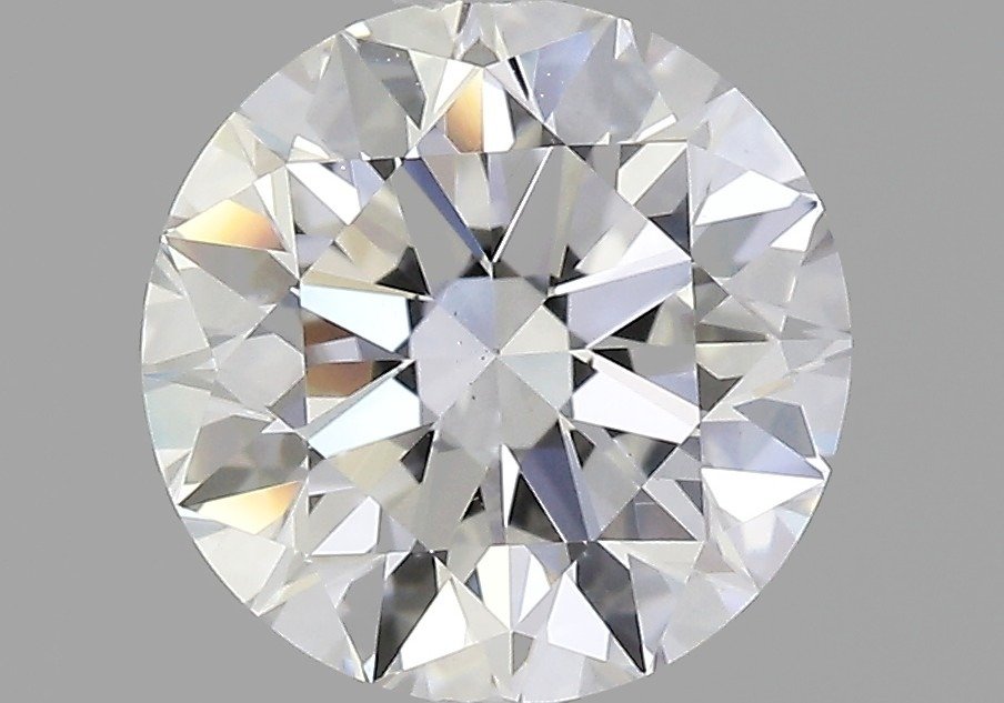 2.80ct F VS2 Rare Carat Ideal Cut Round Diamond