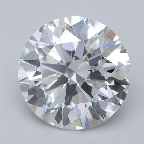 4.73ct F VVS2 Rare Carat Ideal Cut Round Lab Grown Diamond