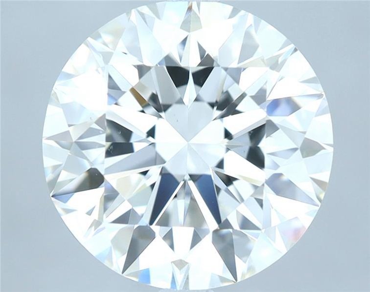 4.28ct I VS2 Rare Carat Ideal Cut Round Diamond
