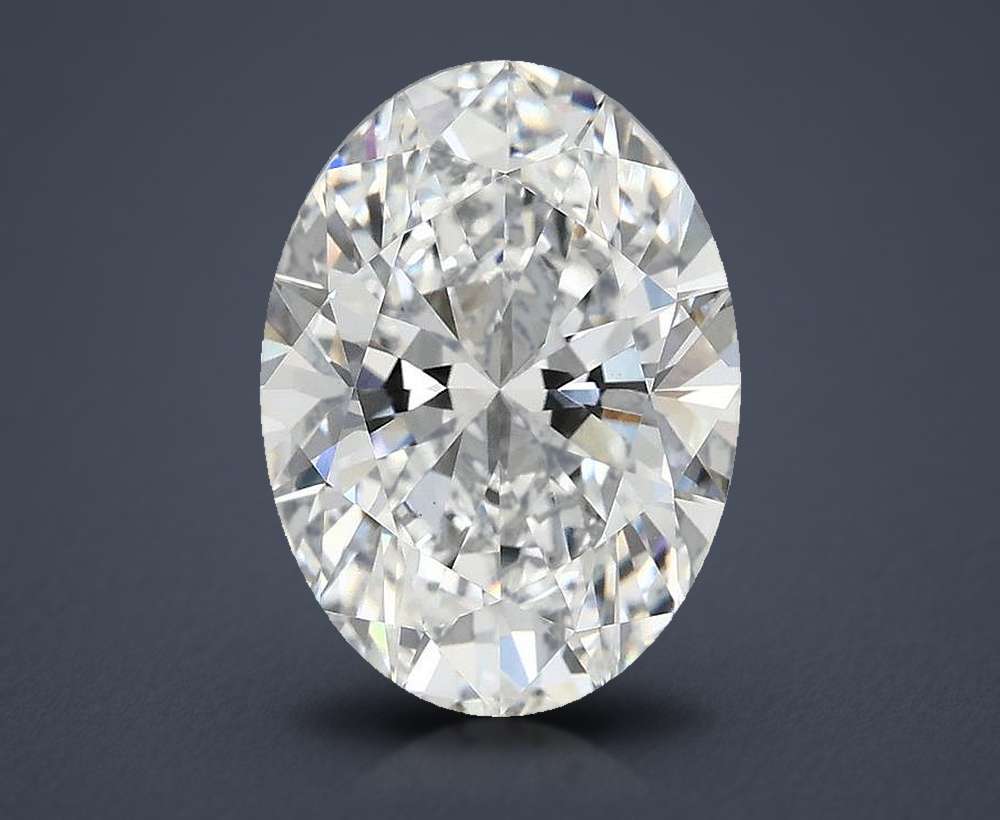 4.10 Carat Oval Lab Diamond